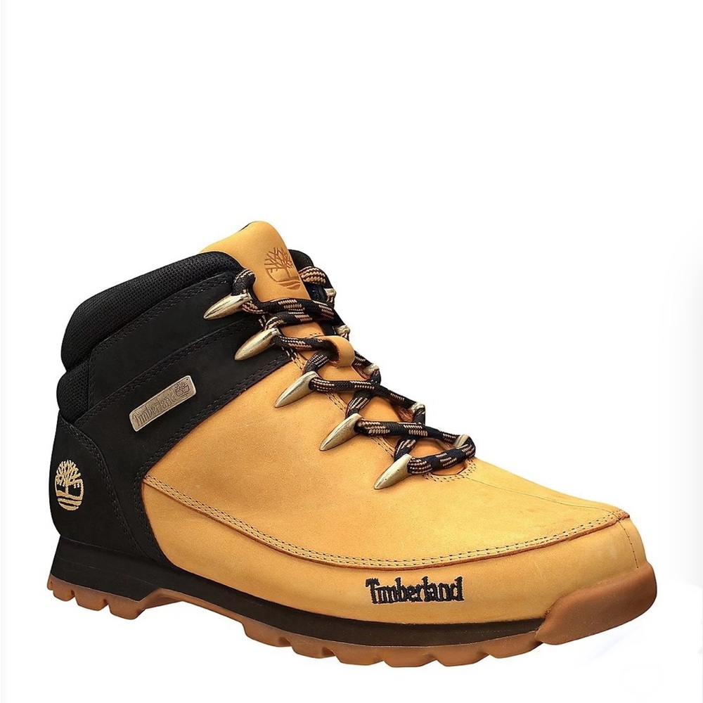 Timberland Men's Yellow and Black Hiking Boots